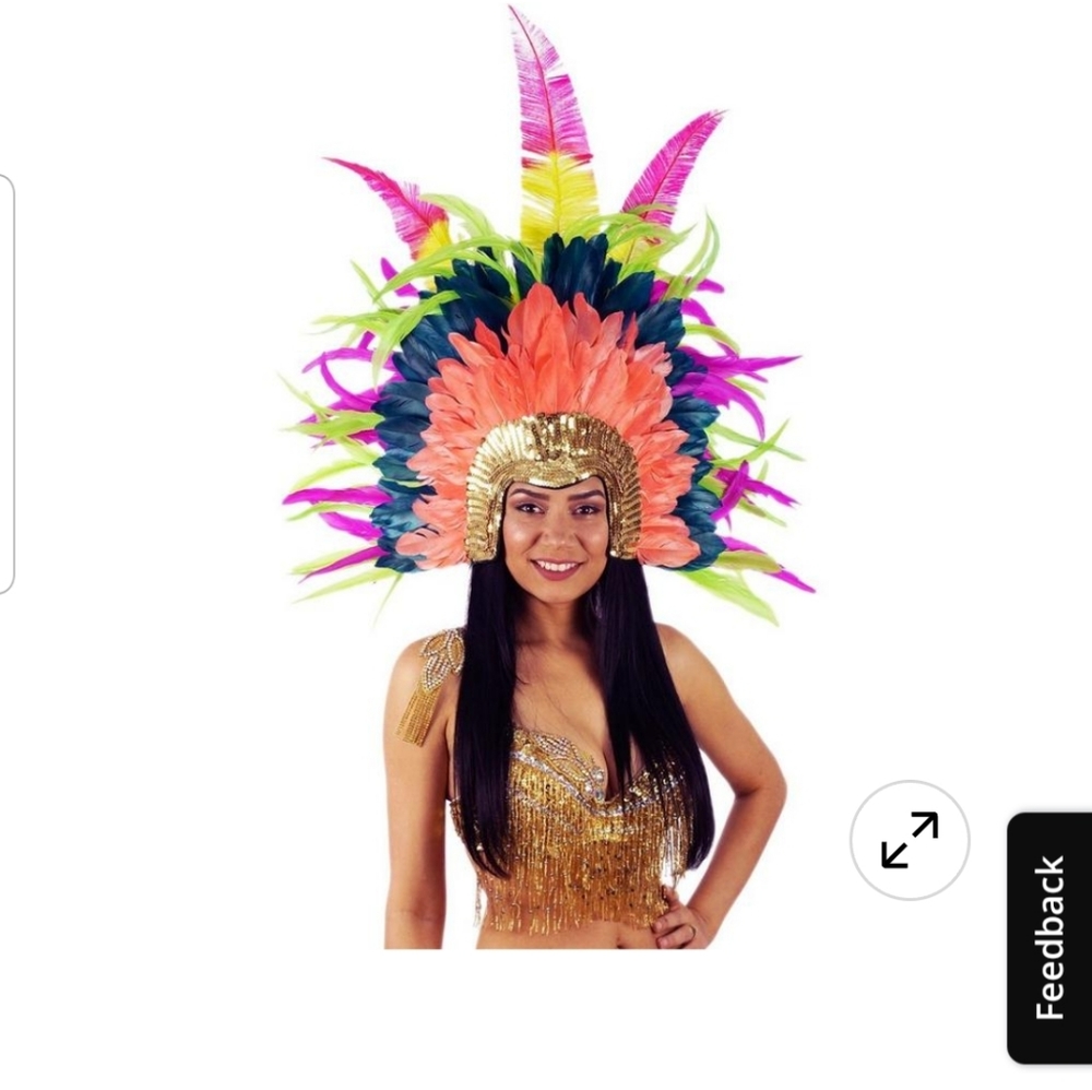 Feather Carnival Headdress - Picture 1 of 5